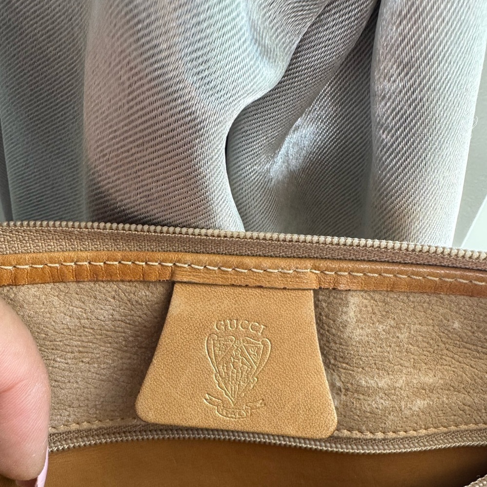 ๐ค AUTHENTIC GUCCI MICRO GG CANVAS LEATHER VINTAGE CLUTCH - Picture 6 of 12